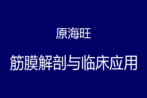 原海旺-筋膜解剖與臨床應(yīng)用系列課程