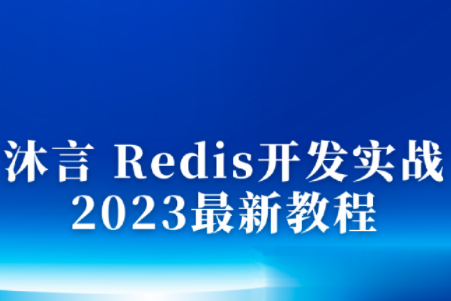 沐言 Redis開發(fā)實(shí)戰(zhàn) 2023最新教程