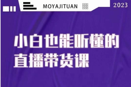 大威本威-能聽(tīng)懂的直播帶貨課