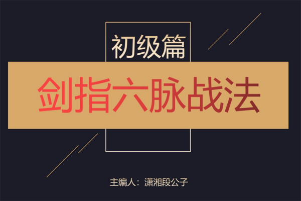 「瀟湘段公子」2023年崔一帆 瀟湘段公子系統課視頻+劍指六脈戰法資料 34個視頻