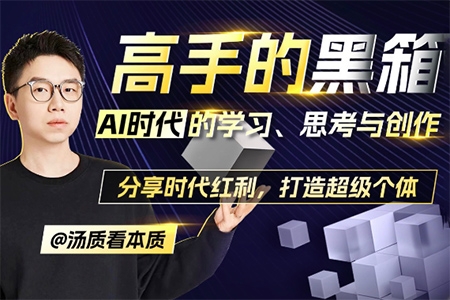 高手的黑箱：AI時(shí)代學(xué)習(xí)、思考與創(chuàng)作