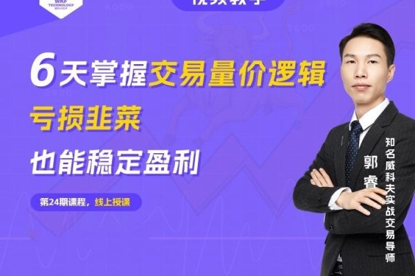 6天掌握交易量?jī)r(jià)邏輯，虧損韭菜也能穩(wěn)定盈利 | 威科夫6天交易小白課