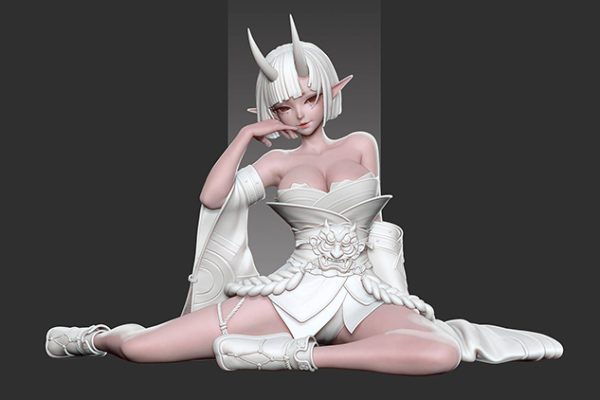 zbrush和服二次元角色案例教學