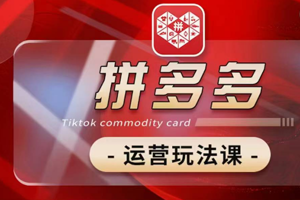 老陶電商拼多多運營玩法課高階運營【2月更新】，極致群爆款玩法，輕付費無盡復制等