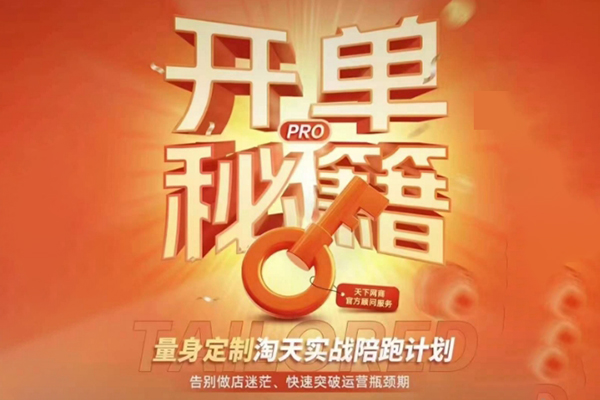 淘寶開單秘籍PRO，量身定制淘天實戰陪跑計劃，告別做店迷茫、快速突破運營瓶頸期