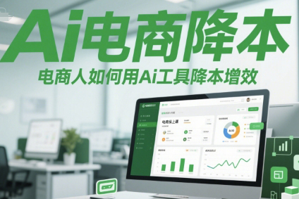 Ai電商降本增效線上課，電商人如何用Ai工具降本增效