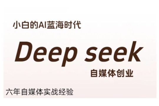冰冰老師·普通人利用Deepseek自媒體創(chuàng)業(yè)，零基礎(chǔ)友好，小白的AI藍(lán)海時(shí)代