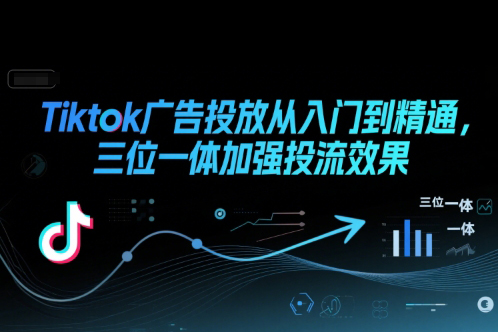 Tiktok廣告投放從入門到精通，三位一體加強投流效果