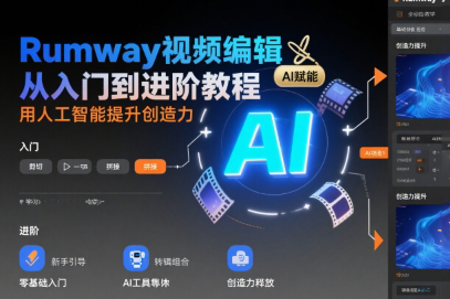 Rumway視頻編輯從入門到進(jìn)階教程，用人工智能提升創(chuàng)造力