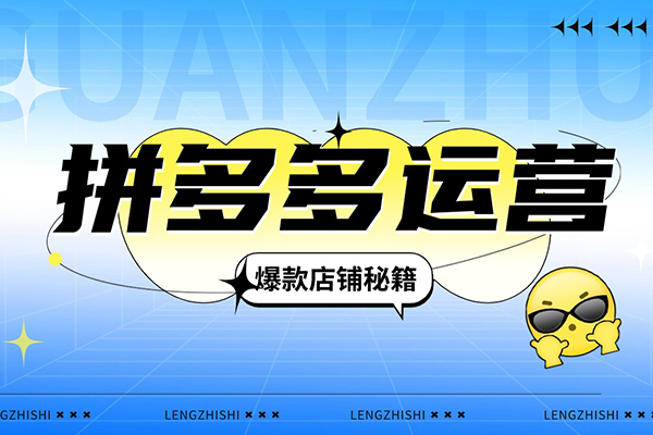 大炮·拼多多全階實(shí)戰(zhàn)課程，從新手小白到運(yùn)營高手