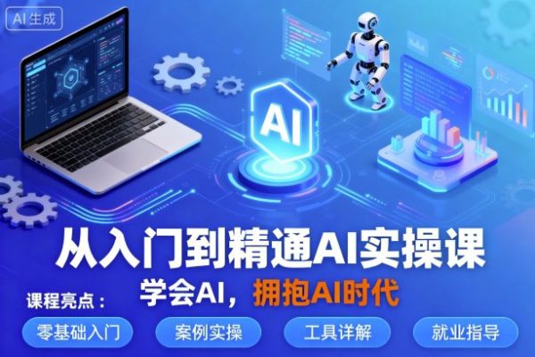 小錯老師從入門到精通AI實操課，學會AI，擁抱AI時代